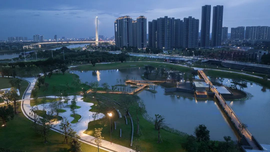 佛山半月岛生态公园 / SWA Group、上海市政工程设计研究总院、广东省建筑设计研究院