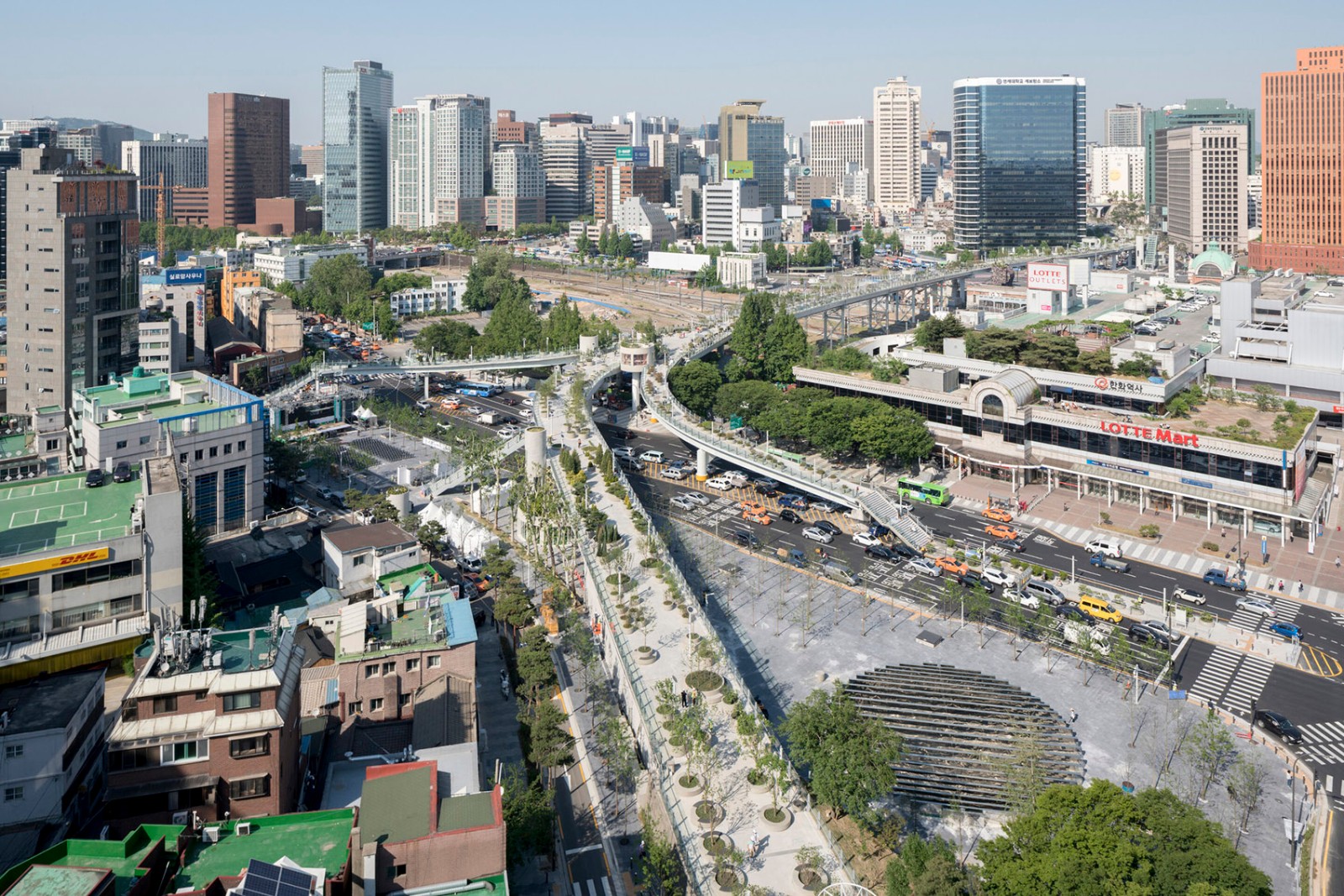 韩国首尔“首尔路”空中花园景观设计 / MVRDV