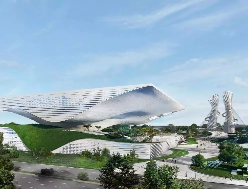 邢台科技馆建筑景观设计,净化雾霾的新地标